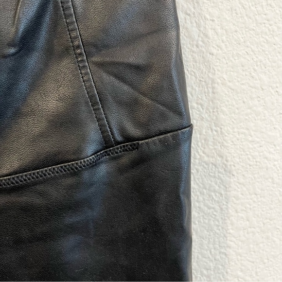 Aritzia Wilfred Free Daria black vegan leather high rise leggings size xsmall - Picture 10 of 16